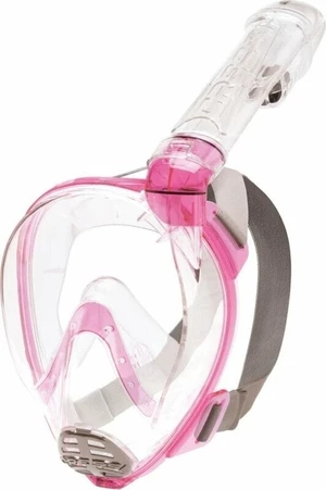 Cressi Baron Full Face Mask Clear/Pink Transparent M/L Potápačská maska