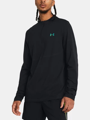 Čierne športové tričko Under Armour Vanish Elite Seamless 1/4 Zp