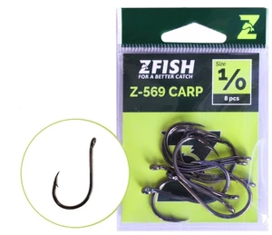 Zfish háčiky carp hooks z-569 - veľkosť 2