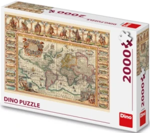 Puzzle 2000 Historická mapa světa