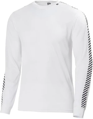 Helly Hansen Men's HH LIFA Stripe Long-Sleeve Crew White M Kleidung