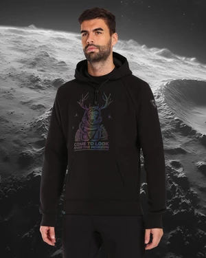 Men's black hooded sweatshirt Kilpi BELLATRIX-M