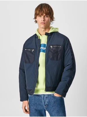 Dark blue men's Pepe Jeans Lamar Jacket - Men