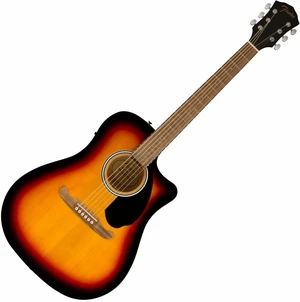 Fender FA-125CE Sunburst Elektroakustická gitara Dreadnought