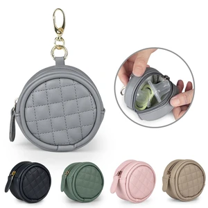 Baby Pacifier Bag Can Hold Pacifier Keys Makeup Change and Other Small Items Can Be Buckled To Pack A Pacifier Box PU Leather