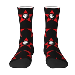 Che Guevara Cuba Cuban Revolution Dress Socks for Men Women Warm Fashion Freedom Crew Socks