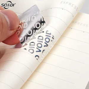 100Pcs/sheet Warranty Protection Sticker Security Seal Brittle Paper Tamper Proof Warranty Void Label Stickers Adhesive Label