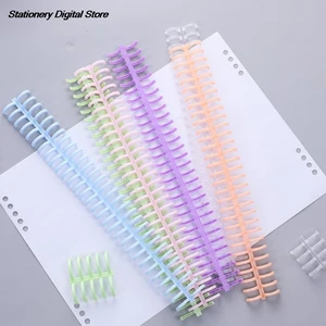 10Pcs 30 Holes Loose-leaf Paper Book Circles Ring Scrapbook Album Binder Spiral A4 Notebook Binding Clips