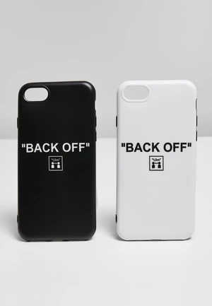 Back Off I Phone 6/7/8 Phone Case Set White/Black