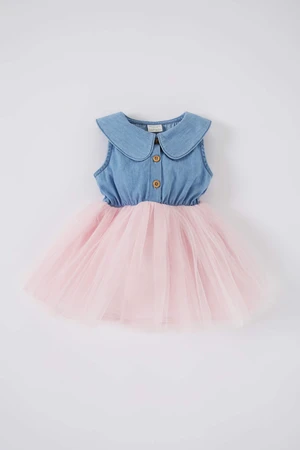 DEFACTO Baby Girl Sleeveless Jean Dress