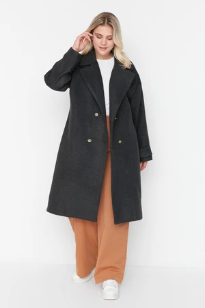 Trendyol Curve Anthracite Coat