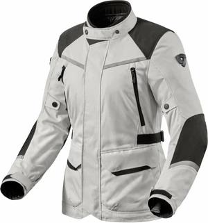 Rev'it! Jacket Voltiac 3 H2O Ladies Silver/Black 46 Kurtka tekstylna