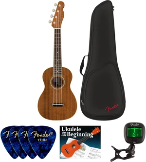 Fender Zuma Concert Ukulele WN Natural SET Natural Ukulélé concert