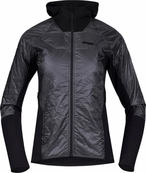Bergans Cecilie Light Insulated Hybrid Jacket Women Solid Dark Grey/Black M Outdoor Jacke
