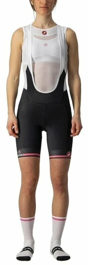 Castelli Giro Velocissima Bibshort Nero/Rosa Giro XS Fahrradhose