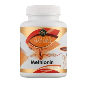 GOLDEN NATURE Nature Methionin+Vitamin B6 100 kapslí