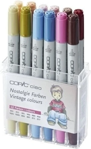 Copic Ciao Fixy Vintage Colours 12 ks