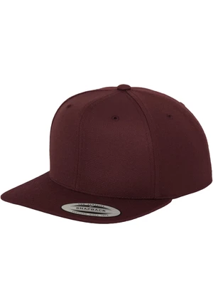 Klasický Snapback kaštanové barvy