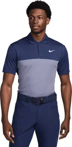 Nike Dri-Fit Victory+ Mens Midnight Navy/Obsidian/White S Polo