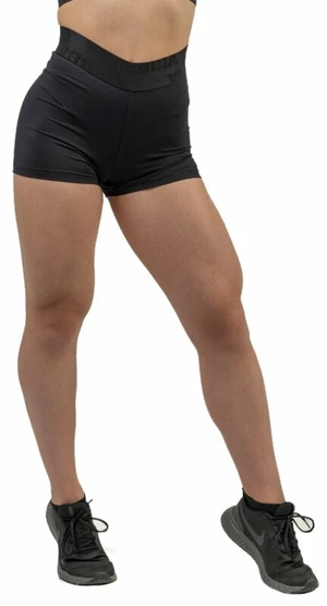 Nebbia Compression High Waist Shorts INTENSE Leg Day Black S Fitness nohavice