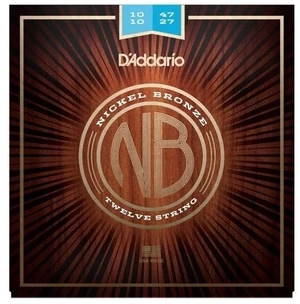 D'Addario NB1047-12 Cordes de guitares acoustiques