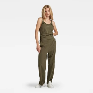 G-STAR Overal - Adjustable tank jumpsuit zelený