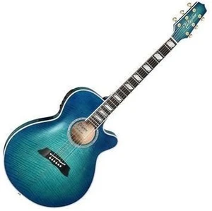 Takamine TSP178AC-SBB See Thru Blue Burst Chitară electro-acustică Jumbo