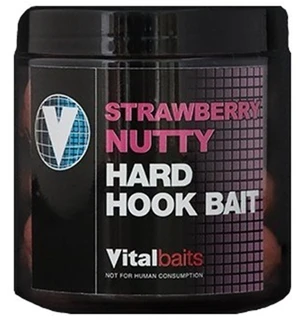 Vitalbaits boilies hard hook baits strawberry nutty 100 g - 14 mm