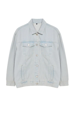 Trendyol Light Blue Oversize Denim Jacket