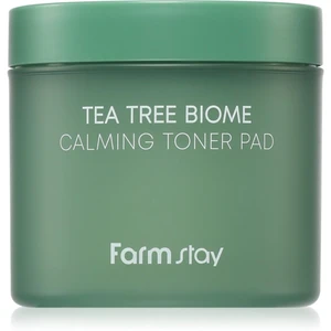 Farmstay Tea Tree Biome tonizačné vankúšiky na upokojenie pleti 140 ml