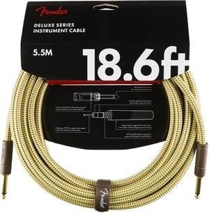 Fender Deluxe Series 5,5 m Rovný - Rovný Nástrojový kabel