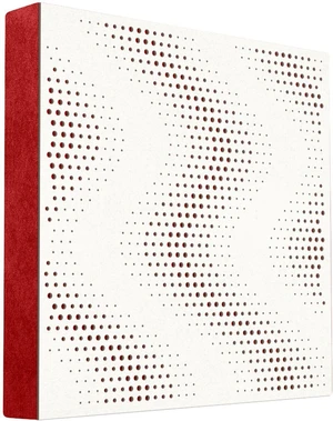 Mega Acoustic FiberPRO60 Sinus White/Red Chłonny panel z drewna