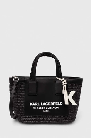 Kabelka Karl Lagerfeld černá barva, 245W3082