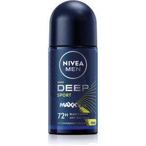 NIVEA MEN Deep Sport guličkový antiperspirant pre mužov 50 ml