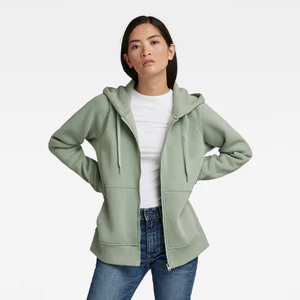 G-STAR Sweatshirt - Premium core 2.0 hdd zip thru sw wmn green