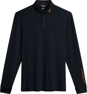 J.Lindeberg Florian Long Sleeve Navy Melange L Polo-Shirt