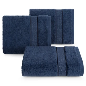 Eurofirany Unisex's Towel 427794 Navy Blue