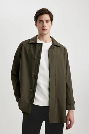 DEFACTO Slim Fit Polo Neck Parka Coat