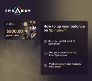 Spinarium.com $500 Wallet Card Code