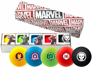 Volvik Vivid Marvel 2.0 5 Pack Golf Balls Marvel Golflabda