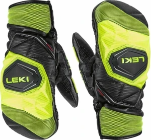 Leki WCR Venom 3D Junior Mitt Black/Ice Lemon 7 Guanti da sci