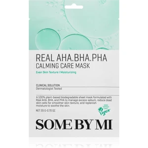 Some By Mi Clinical Solution AHA∙BHA∙PHA Calming Care Mask zklidňující plátýnková maska pro problematickou pleť 20 g