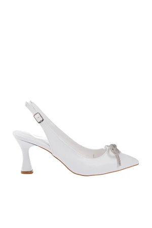 Yaya by Hotiç Women's White Stilettos. 01MY268710A900