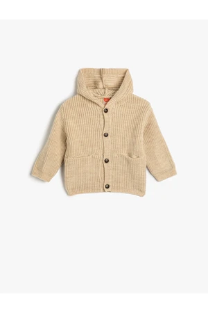 Koton Baby Boy Ecru Cardigan