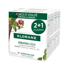 KLORANE Keratincaps Síla a vitalita 3x30 kapslí