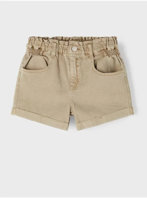 Beige Girly Shorts name it Bella - Girls