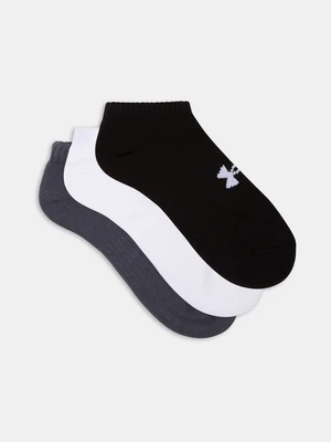 Under Armour Socks Core No Show 3Pk-BLK - unisex