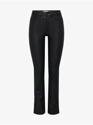 Black women's faux leather pants ONLY Fern - Women