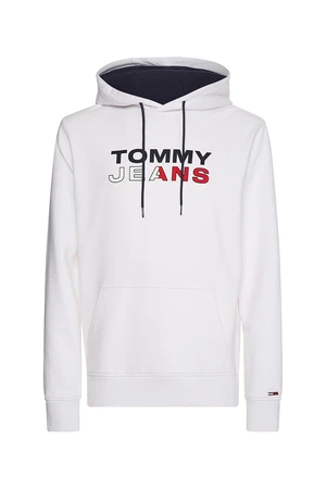 Tommy Jeans Sweatshirt - TJM ENTRY HOODIE white