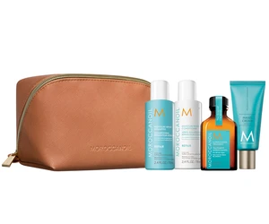 Cestovní sada pro regeneraci suchých vlasů Moroccanoil Travel Set Repair + taštička zdarma + dárek zdarma